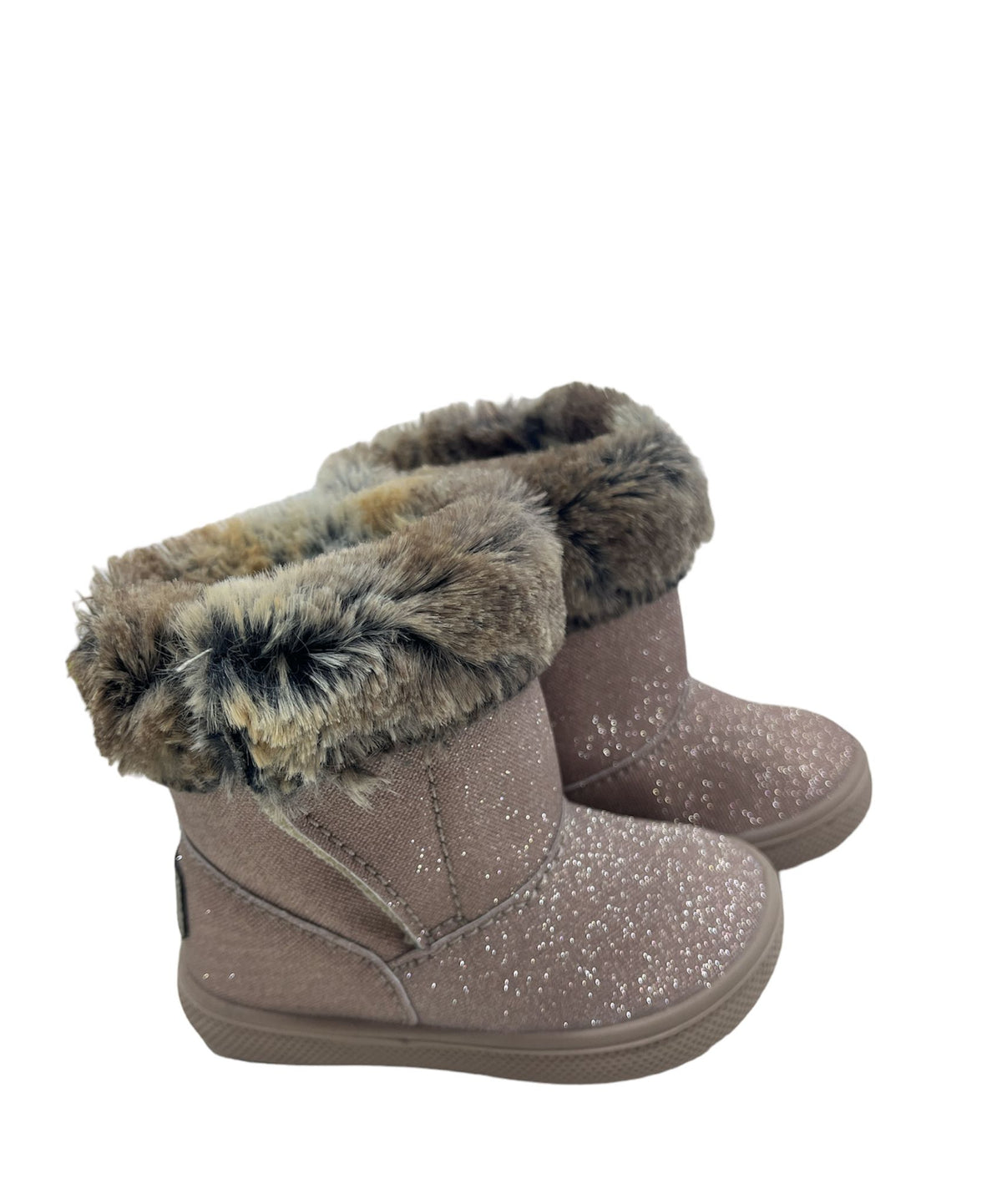 4850644 PRIMIGI stivale rosa glitterato con pelliccia