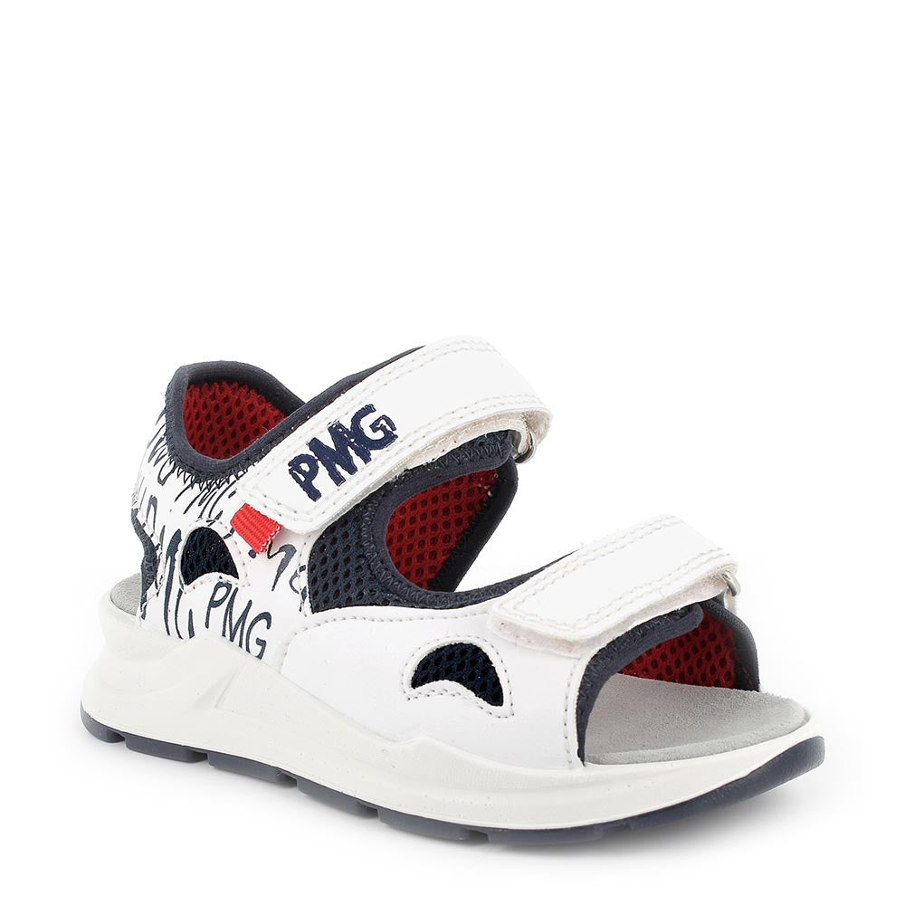 PRIMIGI PELLE BIANCO/BLU PRIMAVERA 7399022