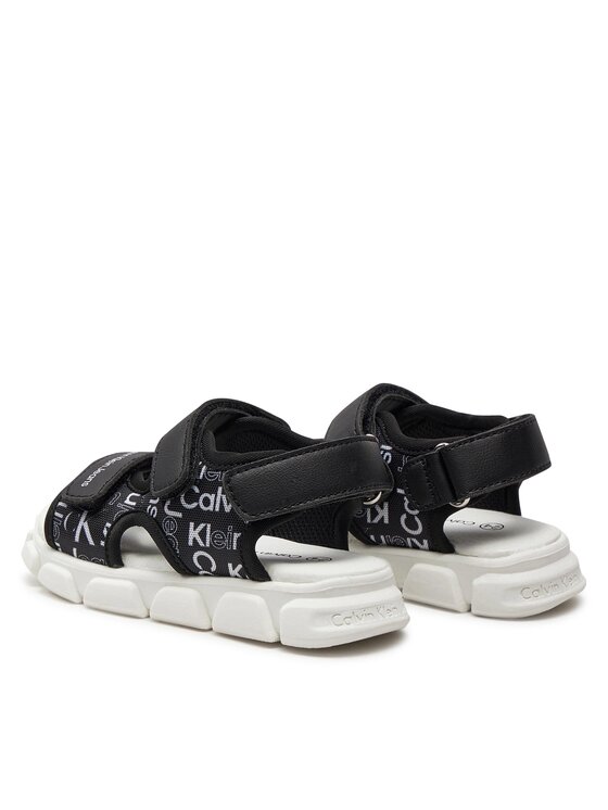 80910 Ck sandalo logato nero