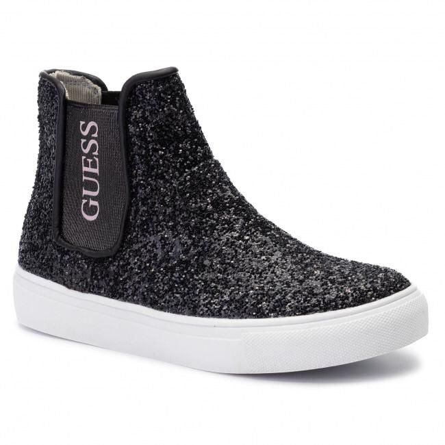 GUESS STIVALETTO PAILLETTES FEMMINILE NERO