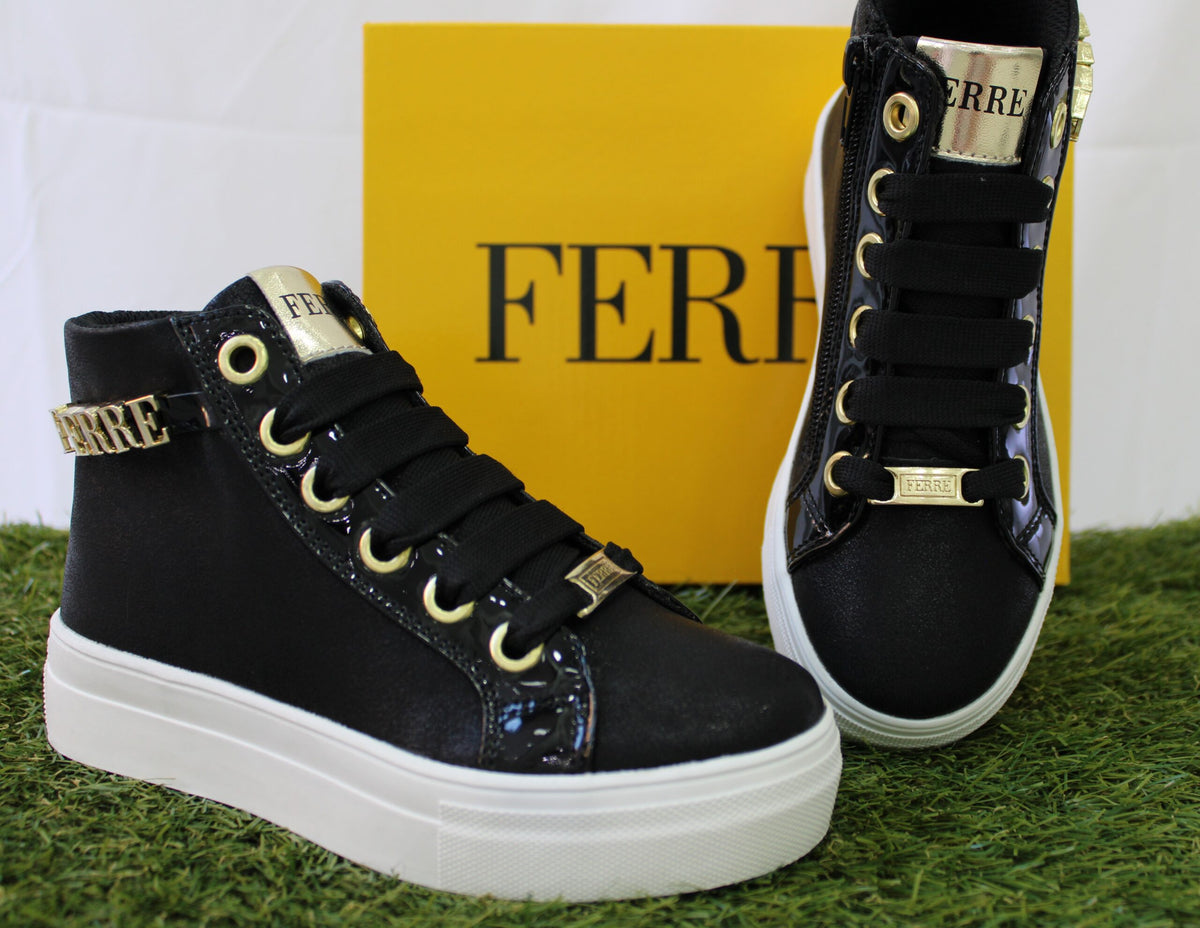 FB-201 FERRE sneakers alta nera