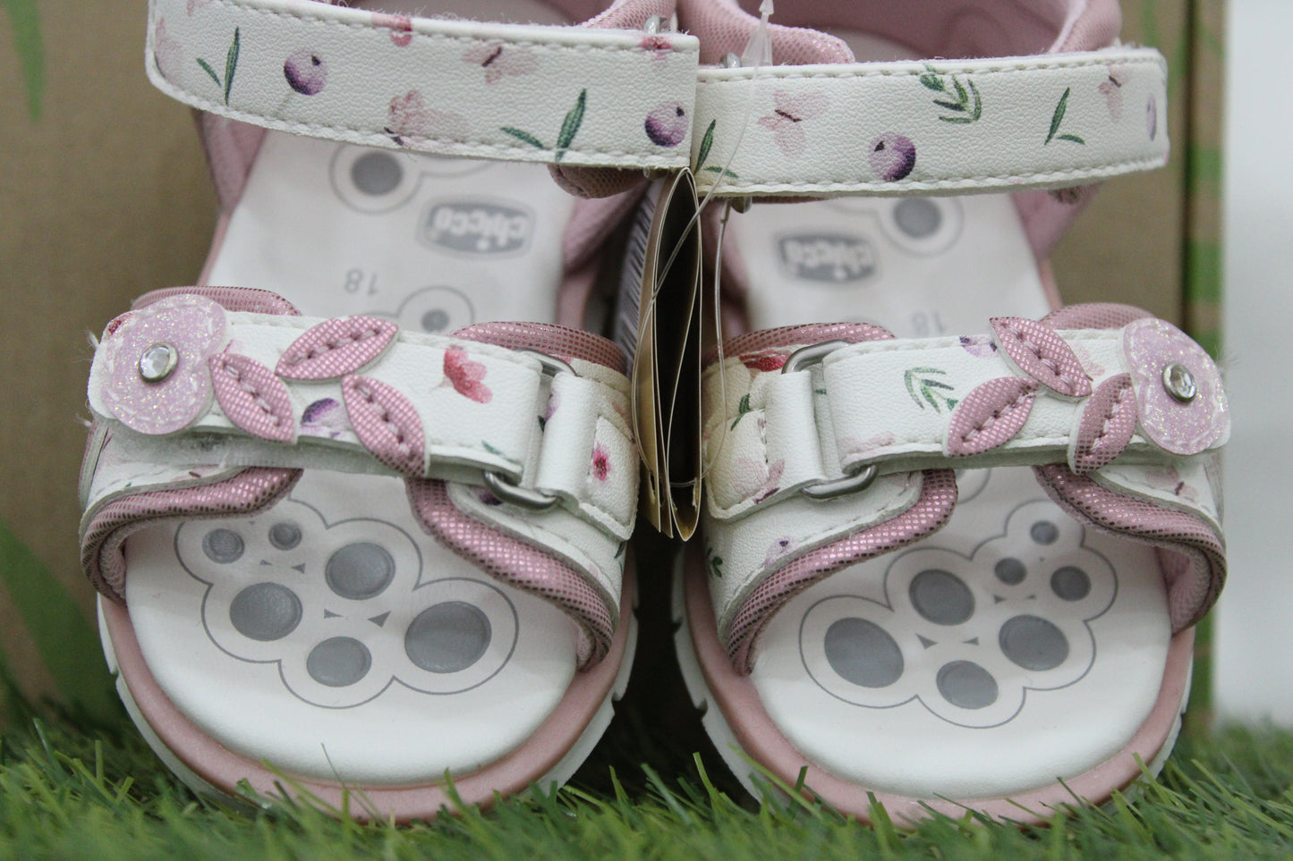 FOGIL CHICCO bianco e rosa