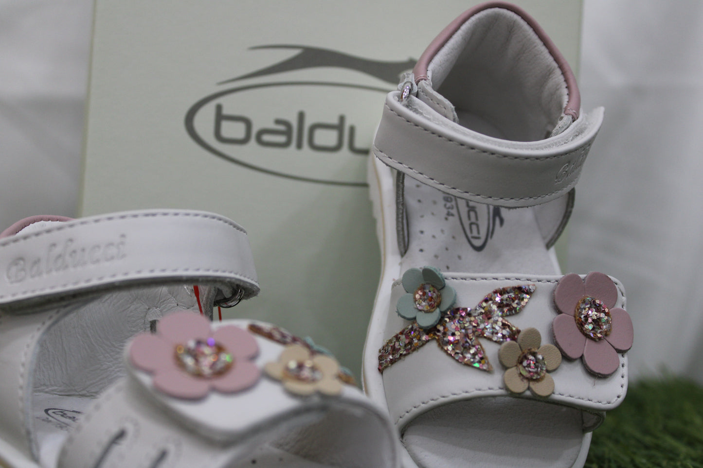 CITA7366 BALDUCCI sandalo bianco/ rosa