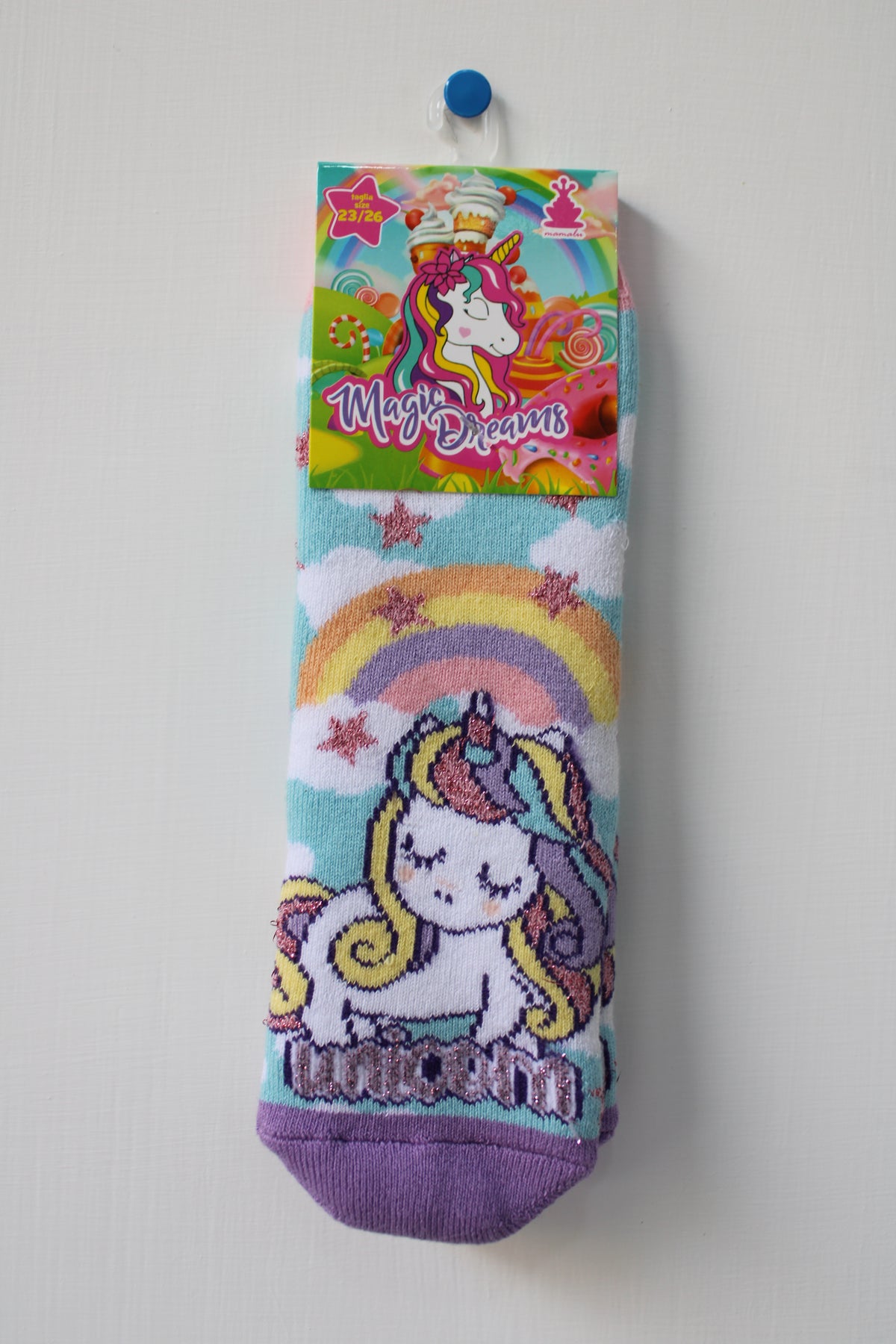 X07008 DISNEY calzino unicorno