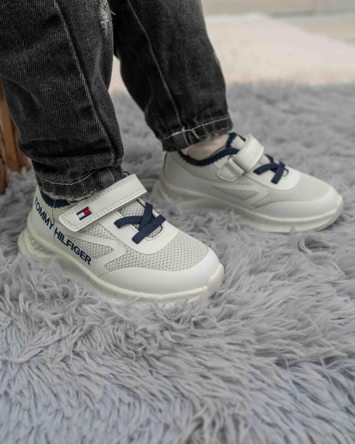 33868 TOMMY HILFIGER sneakers bianca/blu