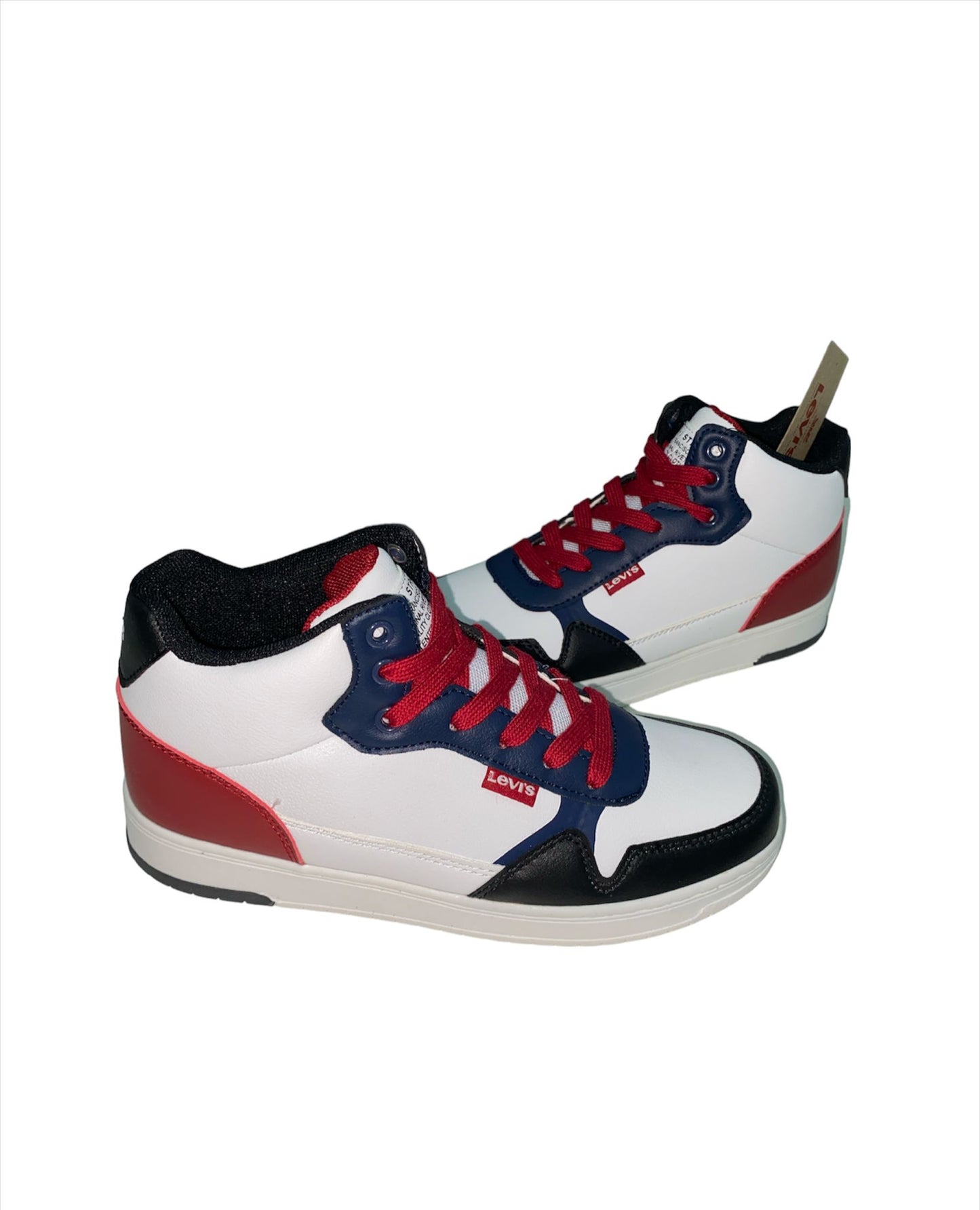 shot mid levis bianco/rosso
