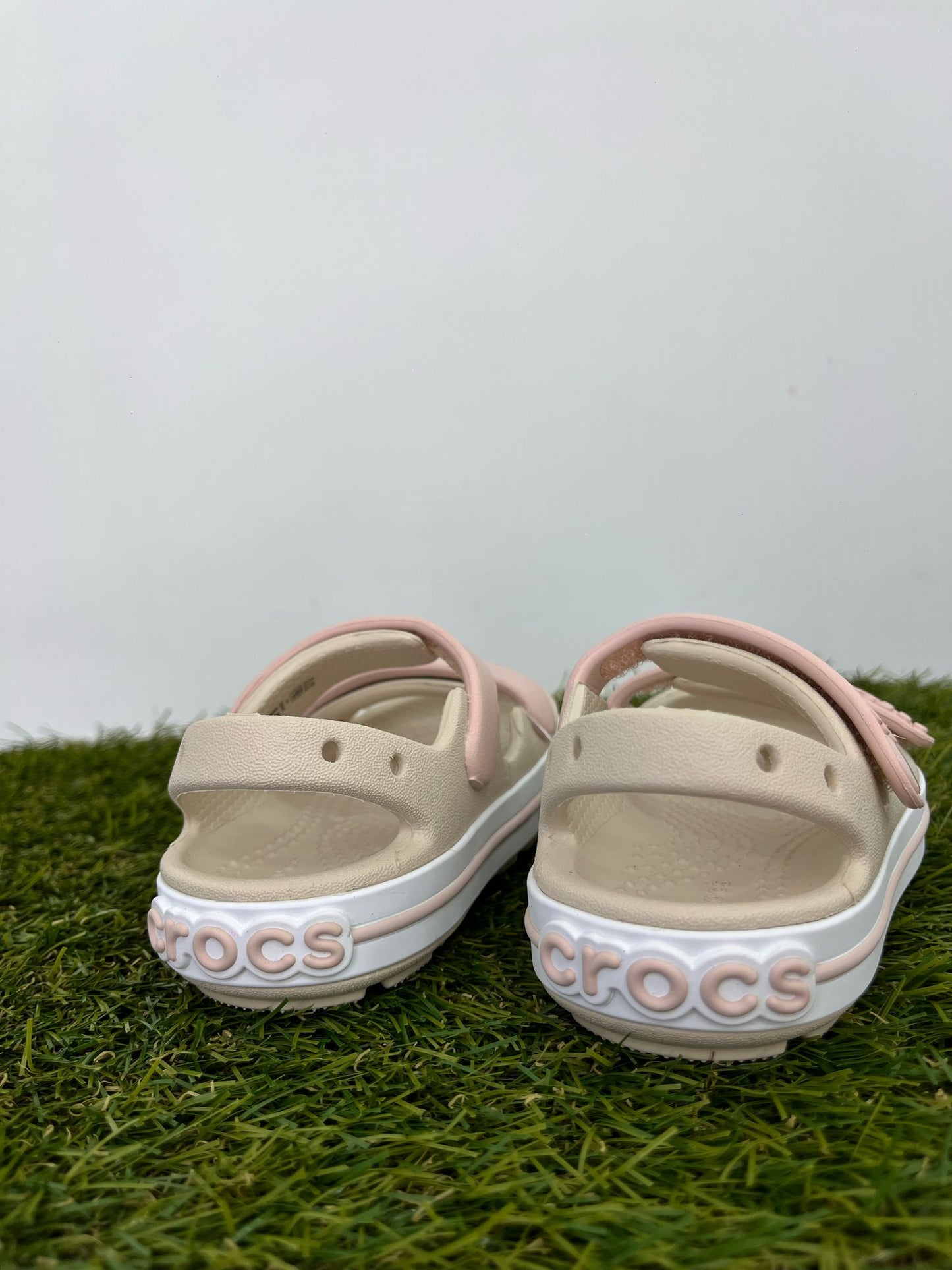 209424 CROCS sandalo beige-rosa