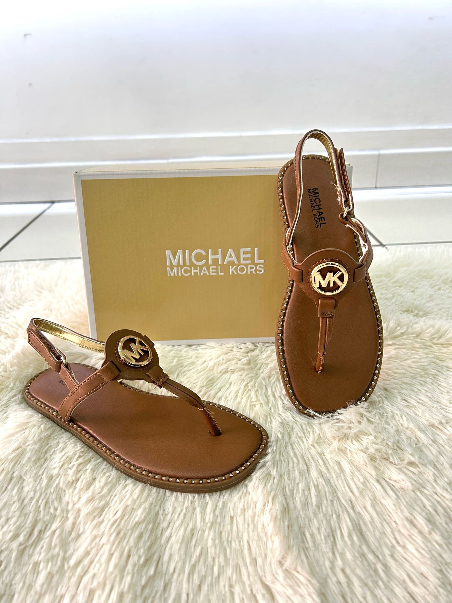MK01394200 MICHAEL KORS infradito cuoio