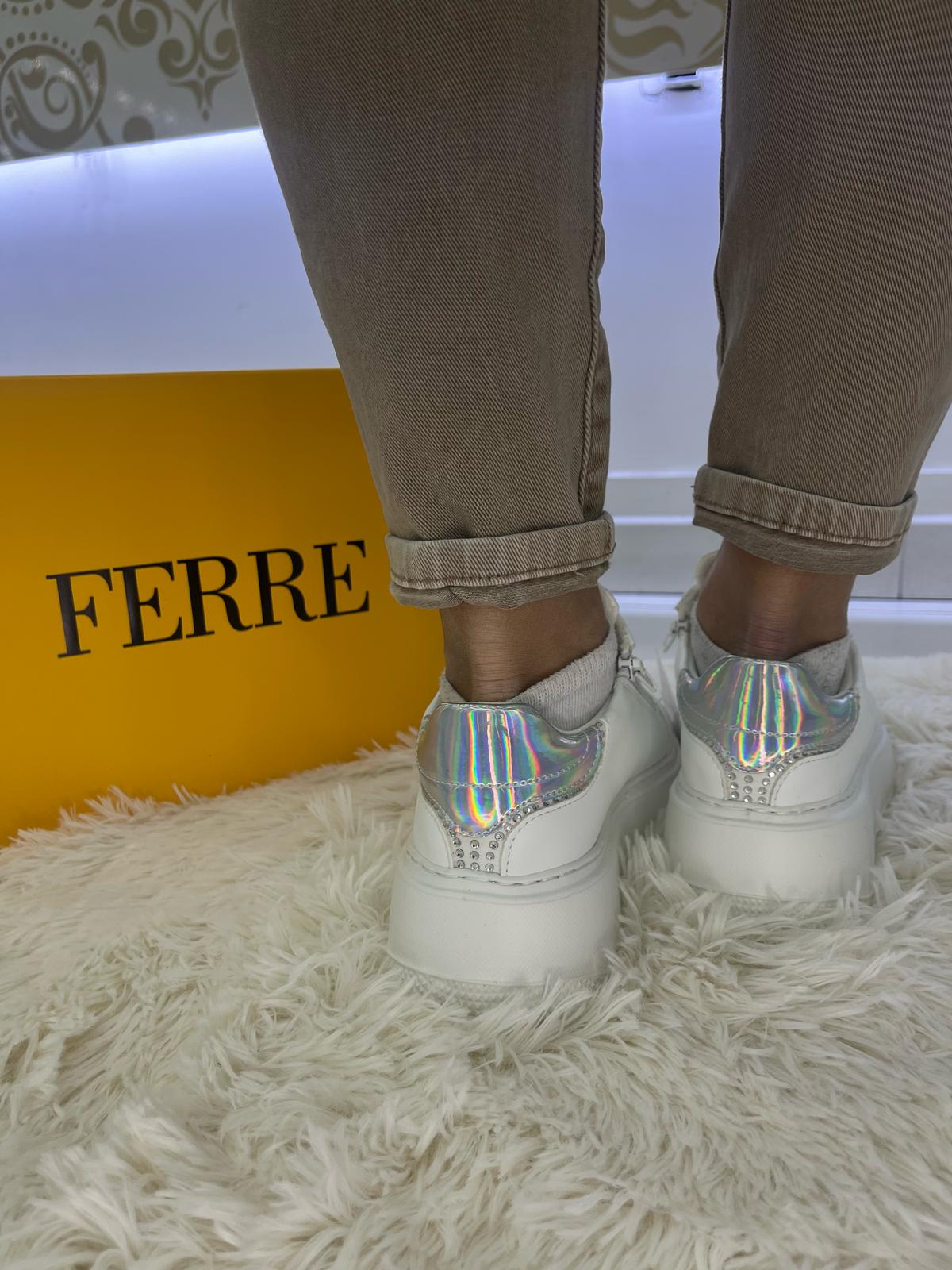 FB-071 FERRE WHITE/SILVER DONNA