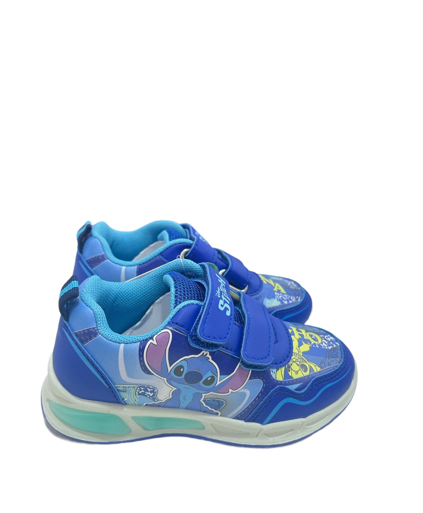 STICH disney scarpa con luci blu