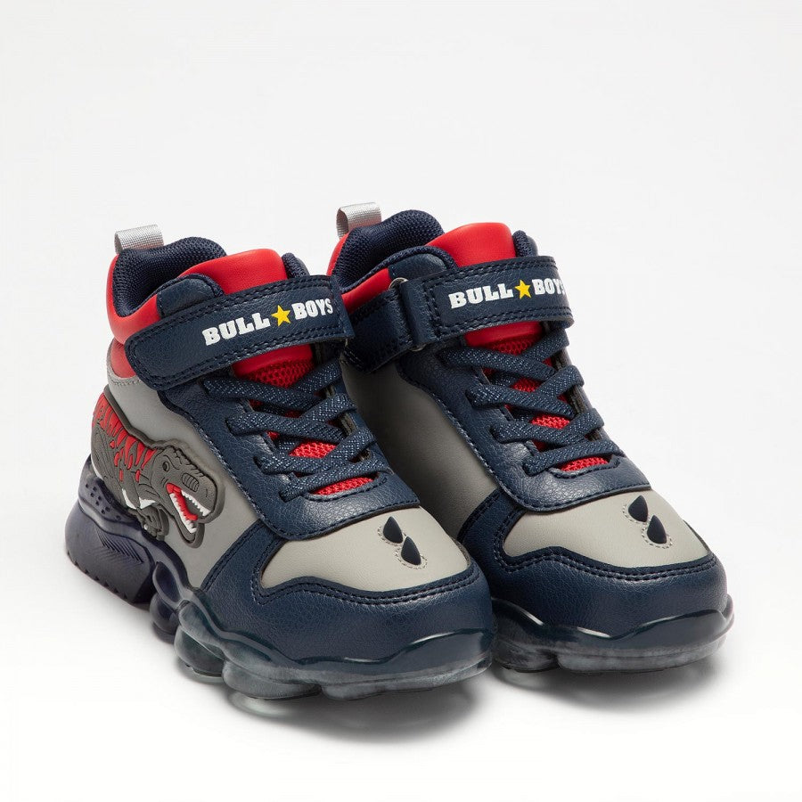BULL BOYS T-REX LUCI DNAL2201 blu/grigio/rosso