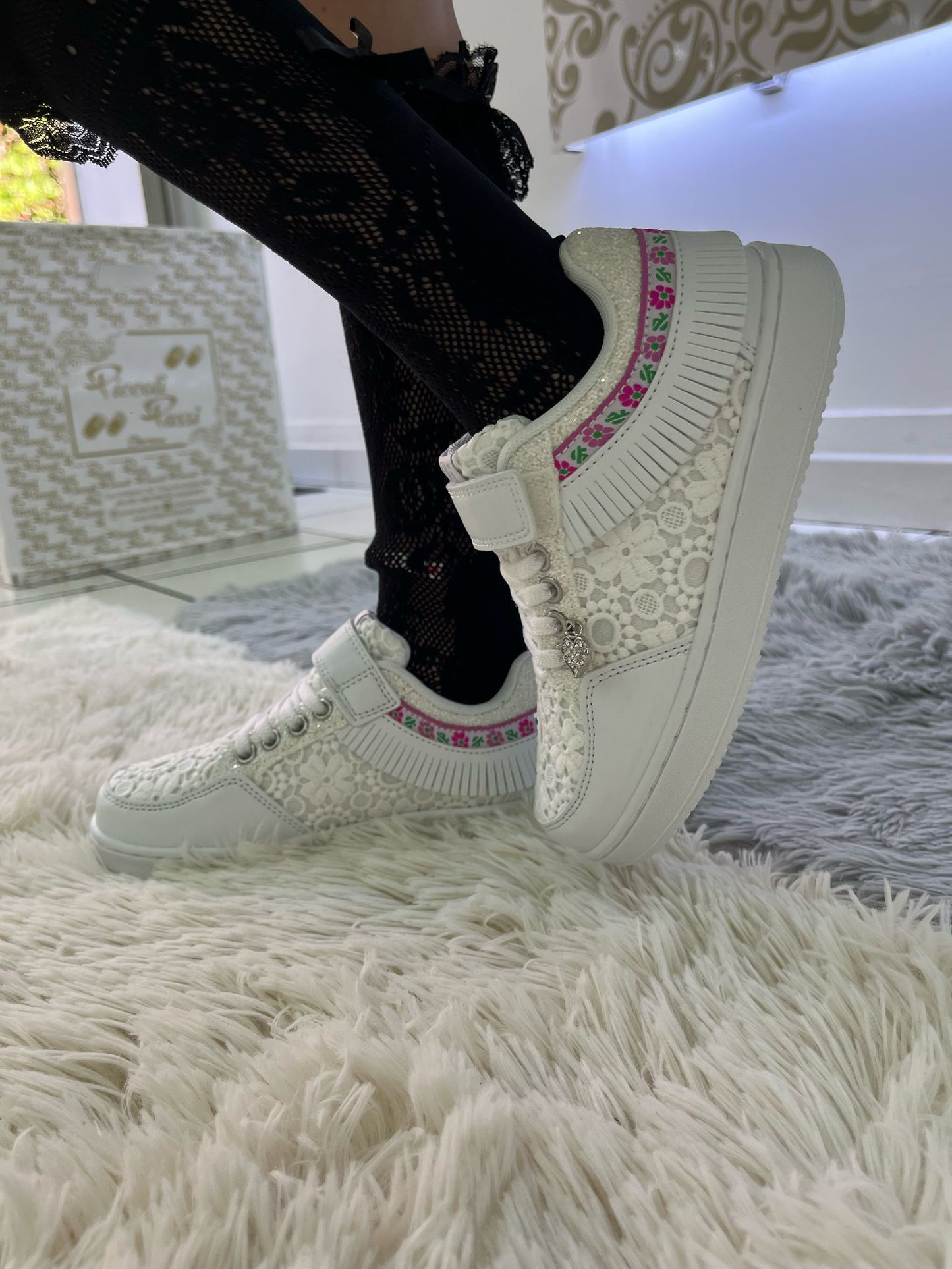 LKAA8051 LELLI KELLY sneakers bianca