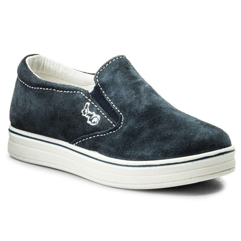 PRIMIGI SLIP ON SCAMOSCIATO MASCHILE BLU 1385400