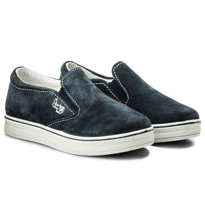 PRIMIGI SLIP ON SCAMOSCIATO MASCHILE BLU 1385400