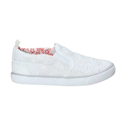 PRIMIGI SNEAKERS SLIP-ON PIZZO BIANCO