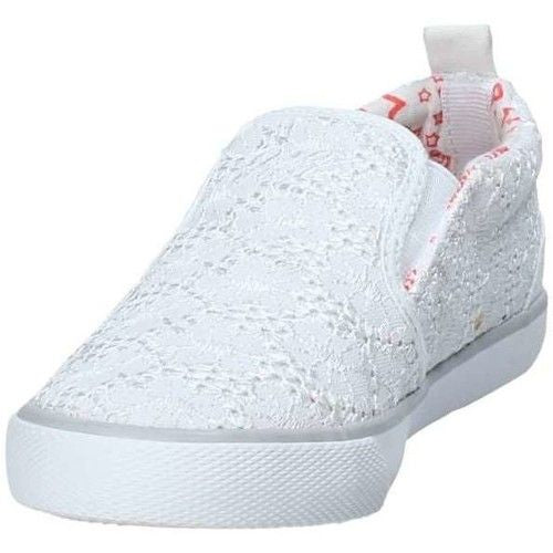 PRIMIGI SNEAKERS SLIP-ON PIZZO BIANCO