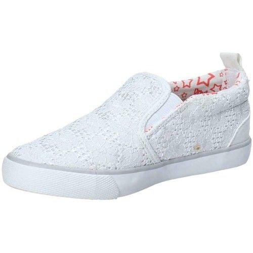 PRIMIGI SNEAKERS SLIP-ON PIZZO BIANCO