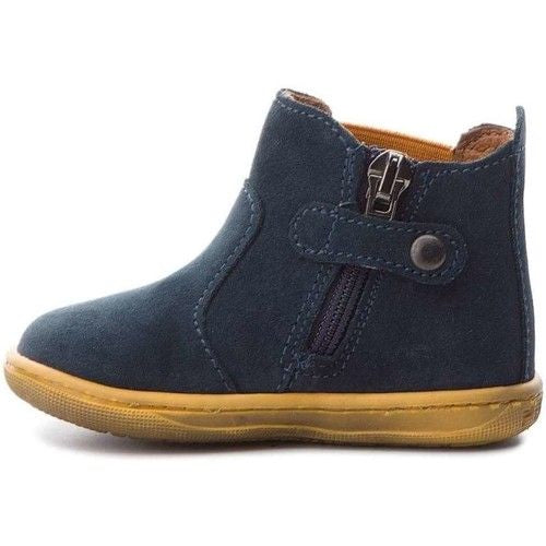 PRIMIGI STIVALETTO SCAMOSCIATA MASCHILE BLU