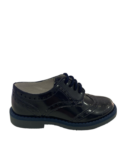 kids francesina blu a coda di rondine