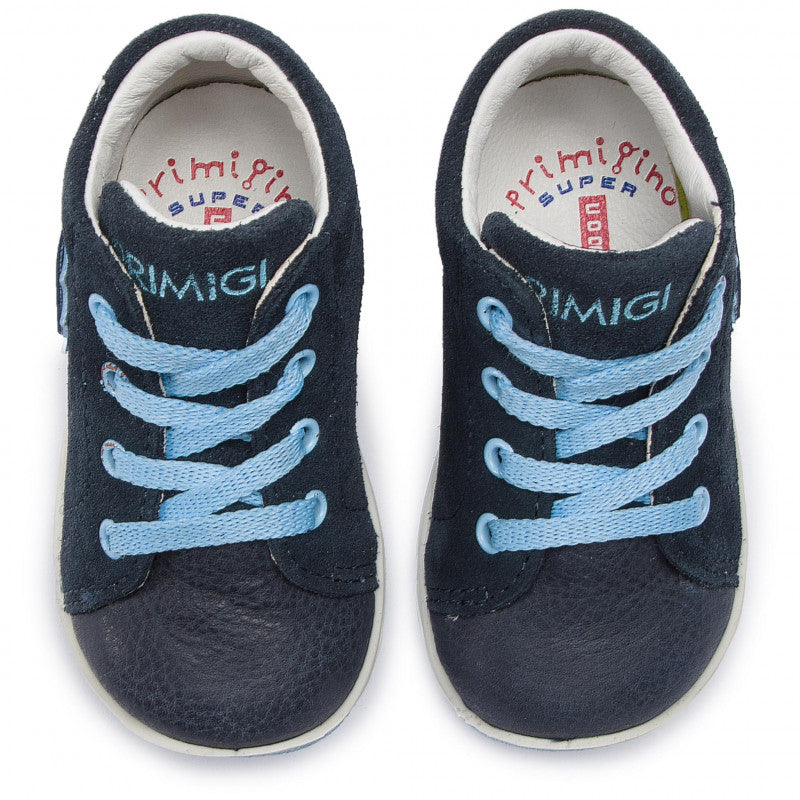 PRIMIGI CERIMONIA SNEAKER LACCI MASCHILE BLU