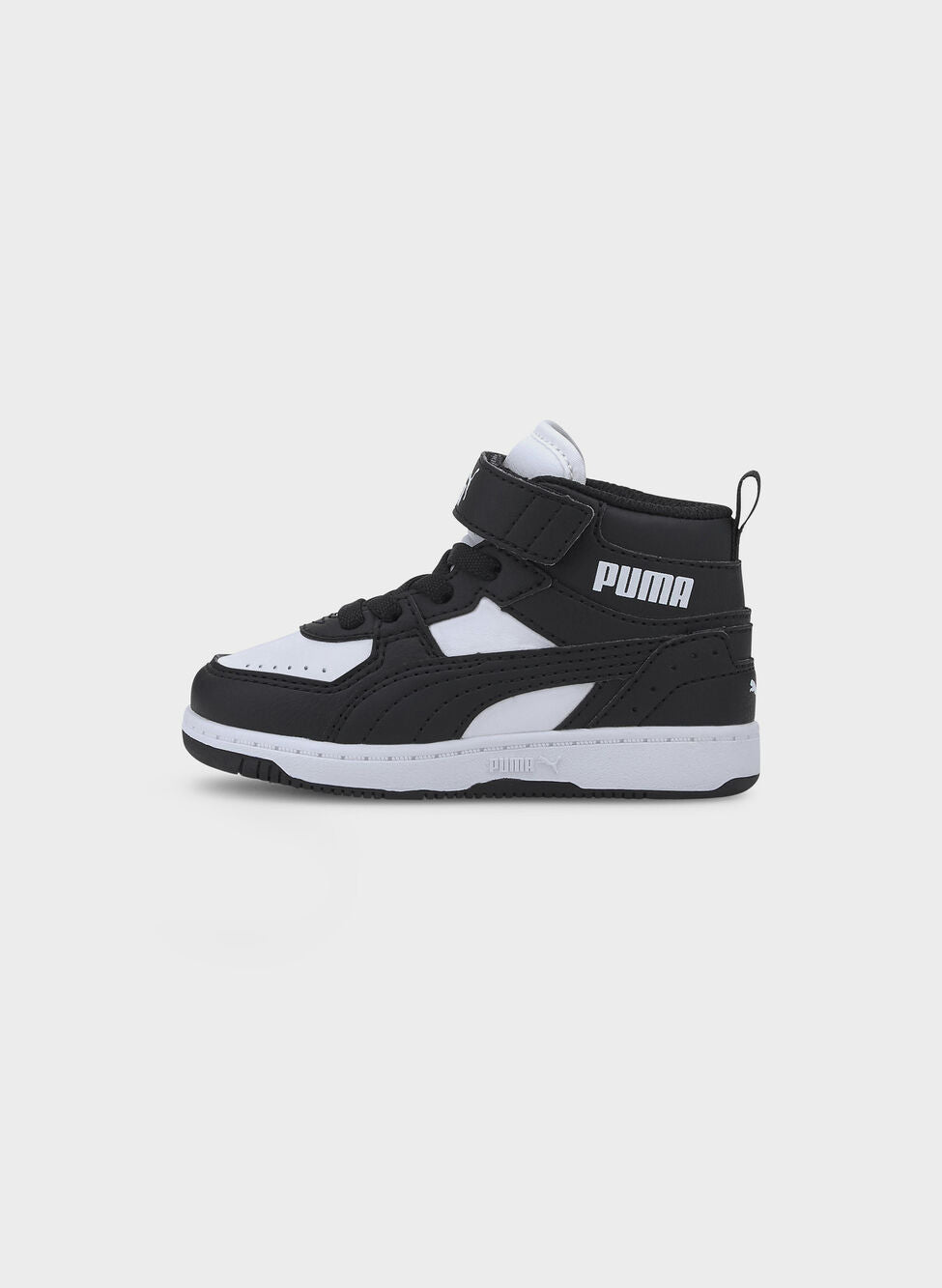 PUMA 396542 rebound alta baby bianca/nera