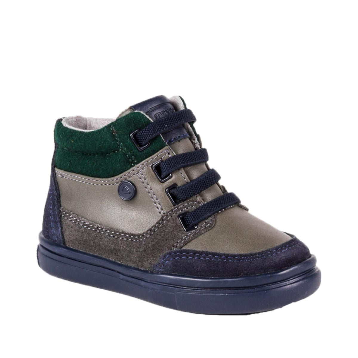 MAYORAL SNEAKERS ALTA MASCHILE GRIGIO - BLU
