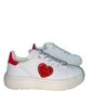 JA15384G0GIA110B LOVE MOSCHINO bianco/rosso