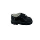 kids francesina vernice nera