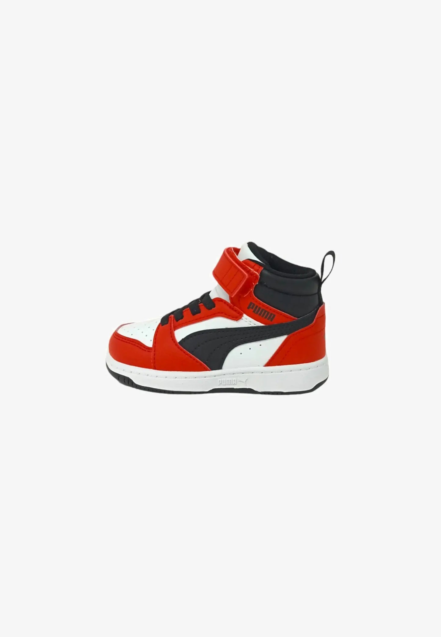 PUMA 396542 rebound alta baby nera/rossa