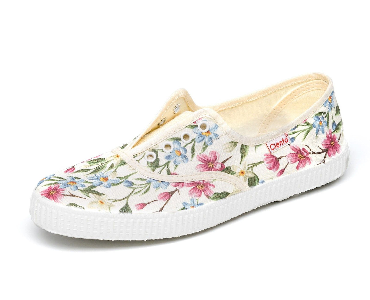 CIENTA SNEAKERS FLOREALE CRUDO