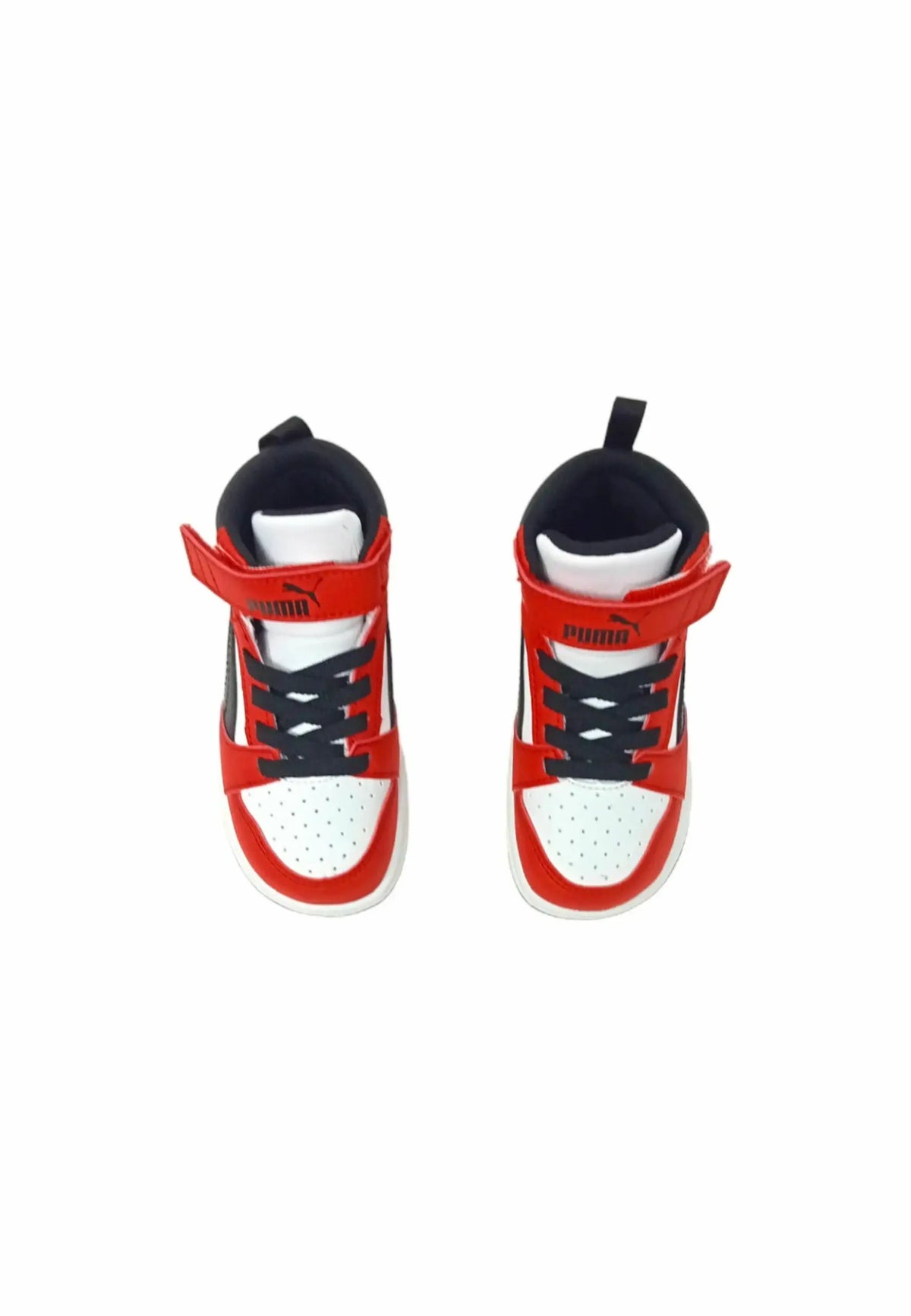 PUMA 396542 rebound alta baby nera/rossa