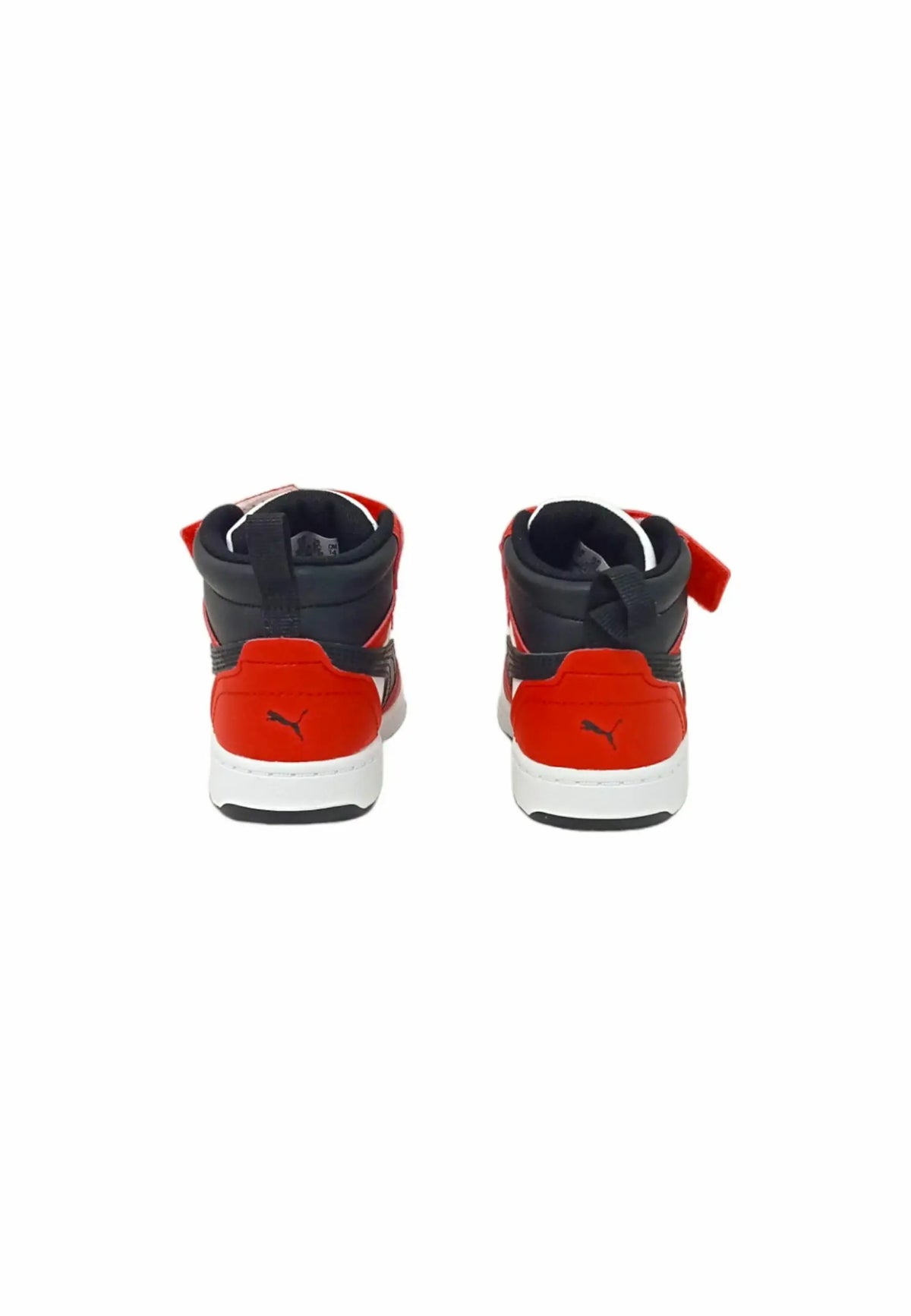 PUMA 396542 rebound alta baby nera/rossa