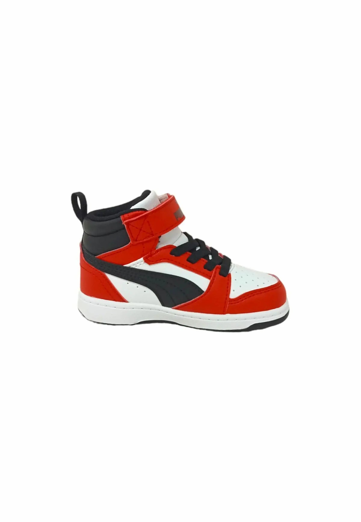 PUMA 396542 rebound alta baby nera/rossa