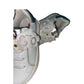 AG14604 ASSO sneakers bianca con fiori