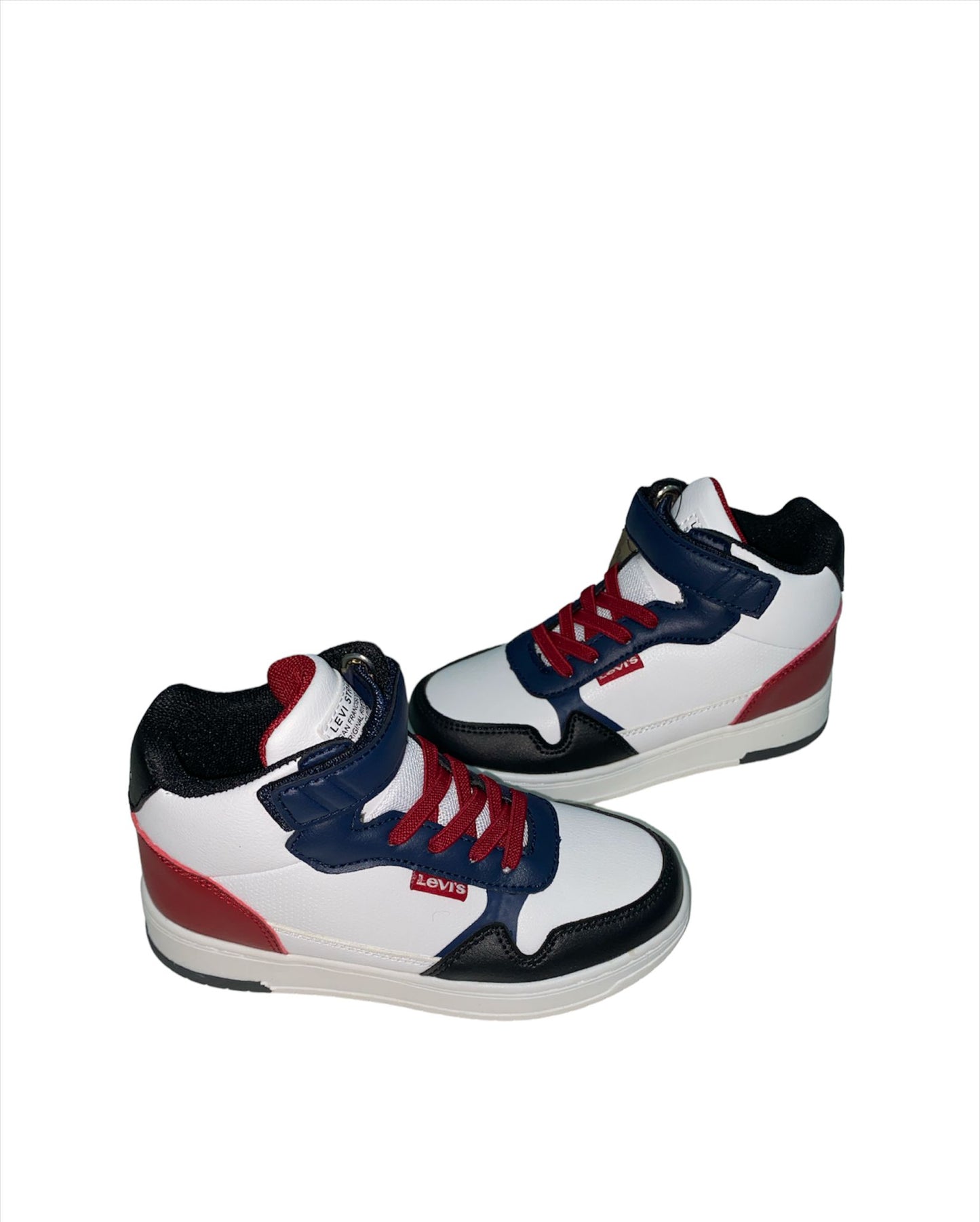 shot mid levis bianco/rosso