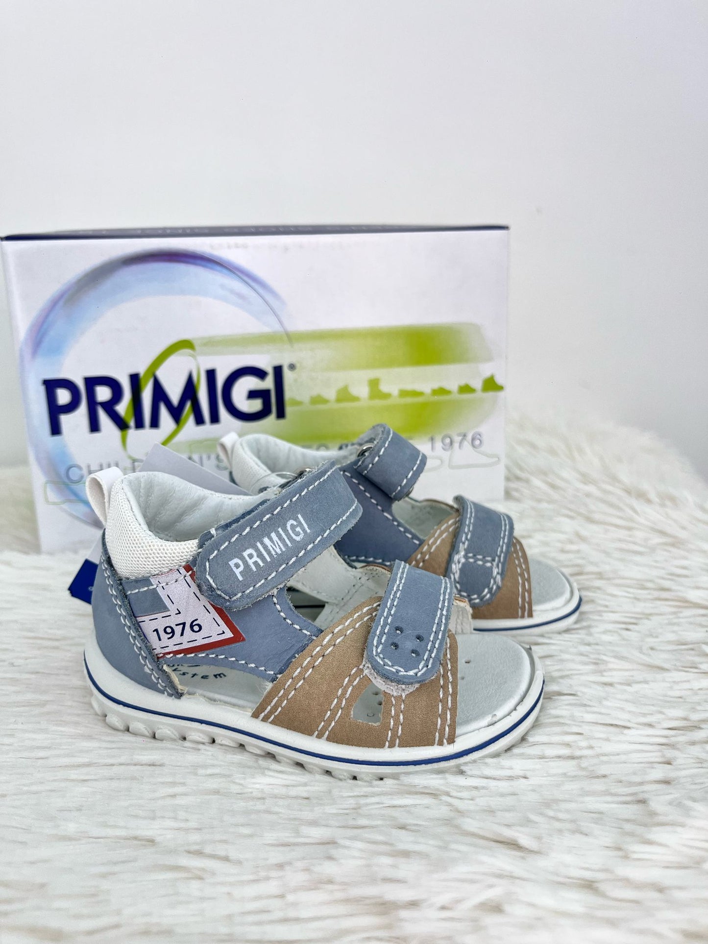 7865011 PRIMIGI sandalo grigio e beige