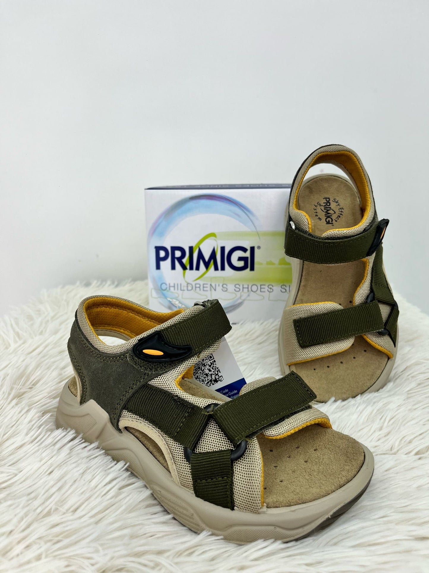 7897011 PRIMIGI sandalo beige/verde