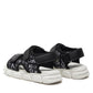 80910 Ck sandalo logato nero