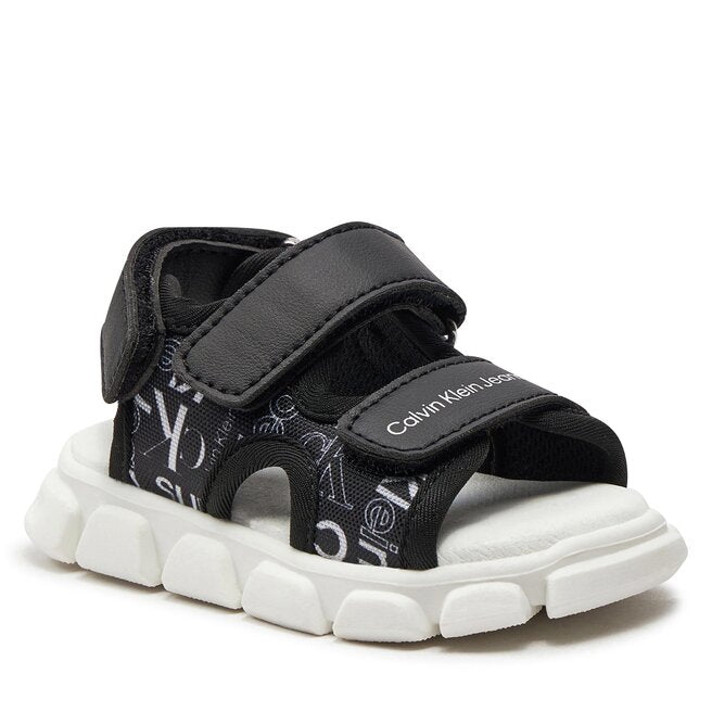 80910 Ck sandalo logato nero