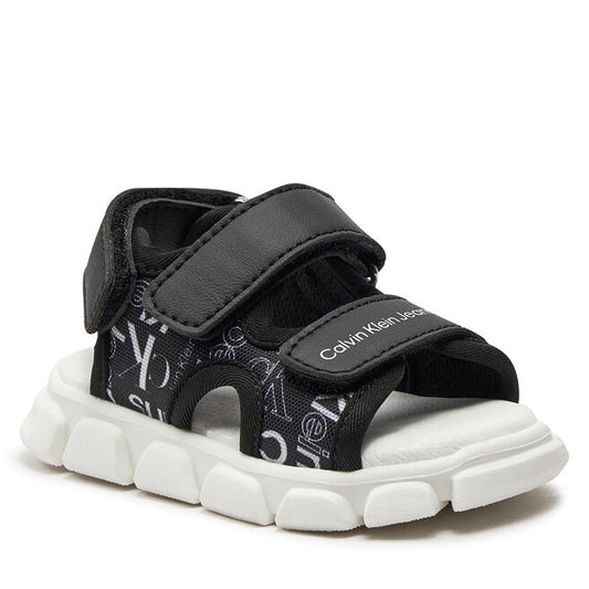 80910 Ck sandalo logato nero