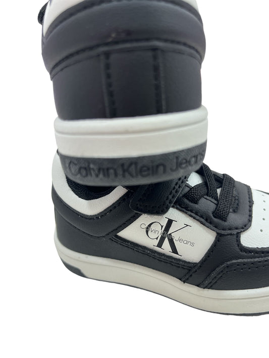 81047 CALVIN KLEIN sneakers bianca/nera