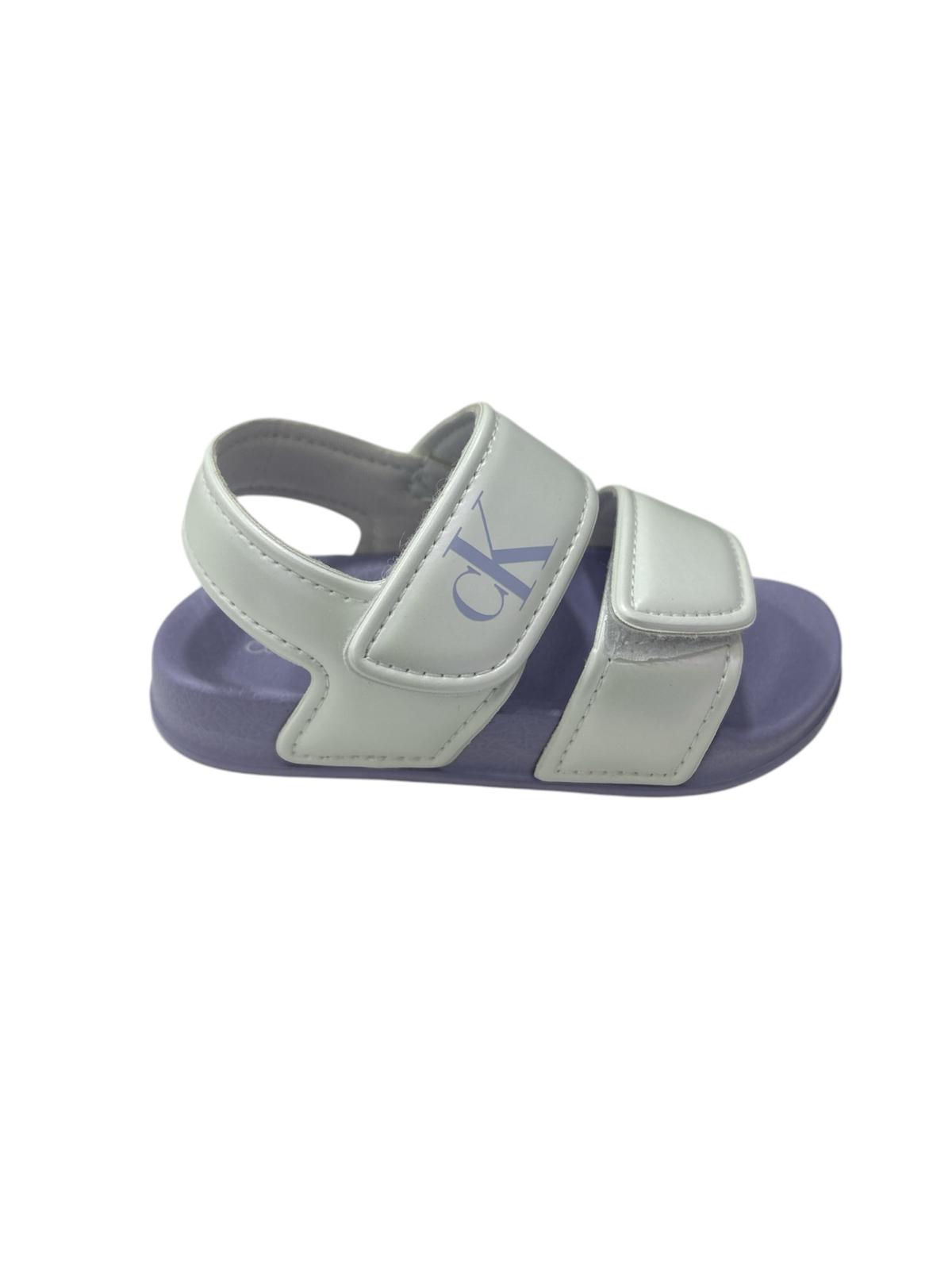 82063 CALVIN KLEIN  sandalo gomma viola