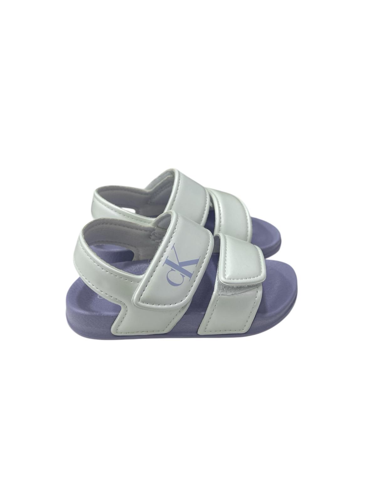 82063 CALVIN KLEIN  sandalo gomma viola