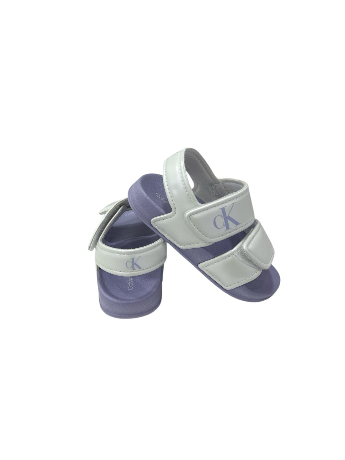 82063 CALVIN KLEIN  sandalo gomma viola