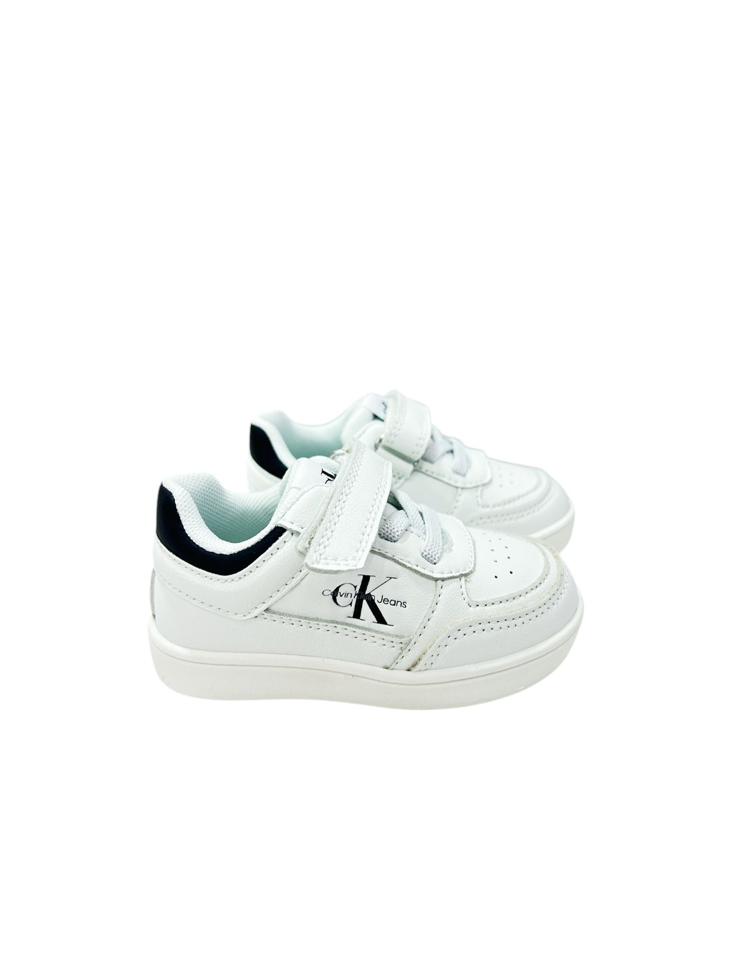 82077 CALVIN KLEIN sneakers bianca/nera