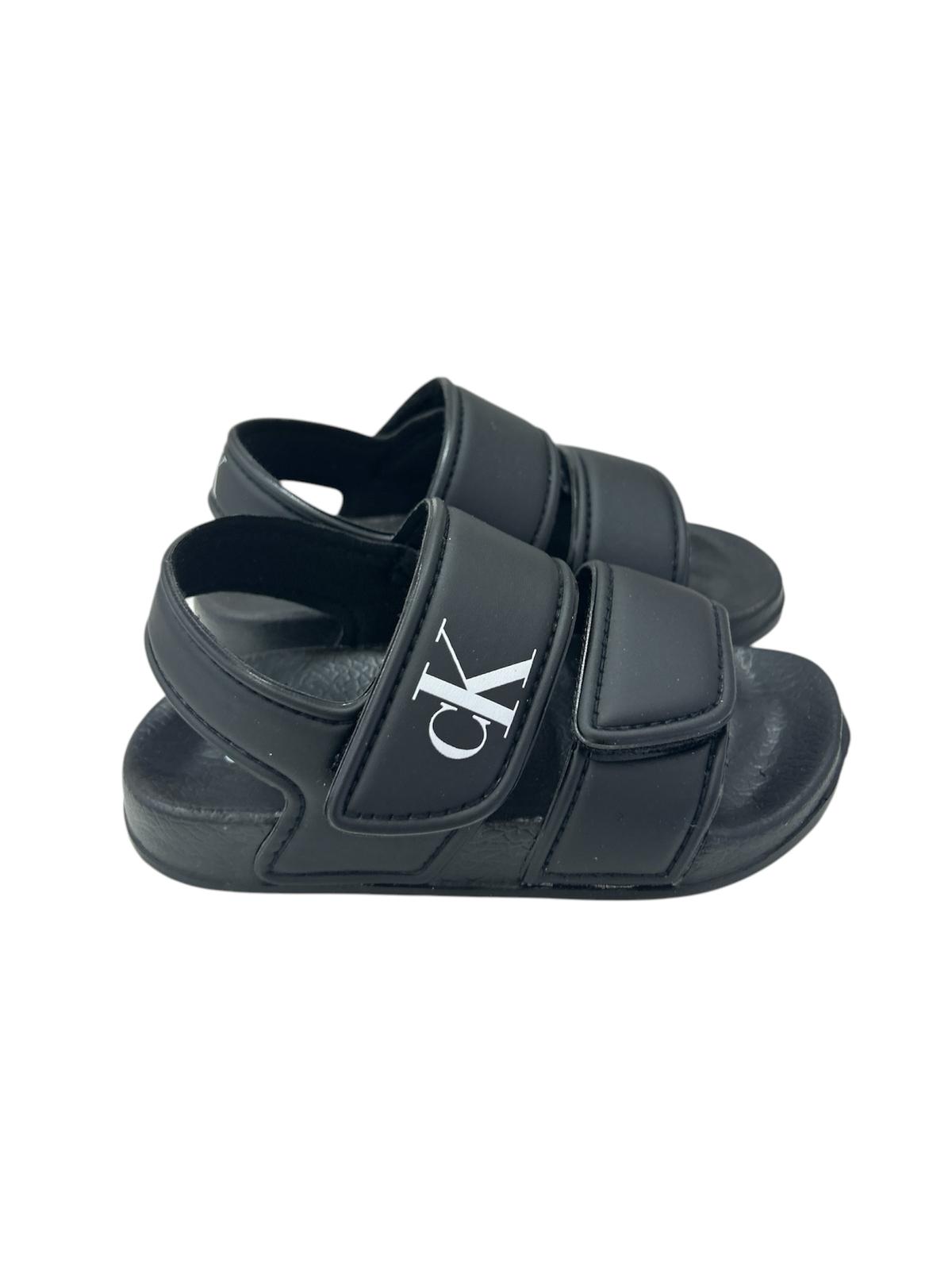 83030 CALVIN KLEIN sandalo gomma nero