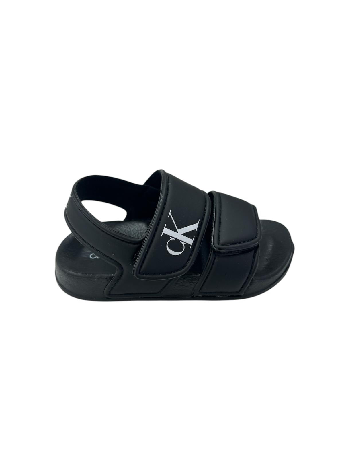 83030 CALVIN KLEIN sandalo gomma nero