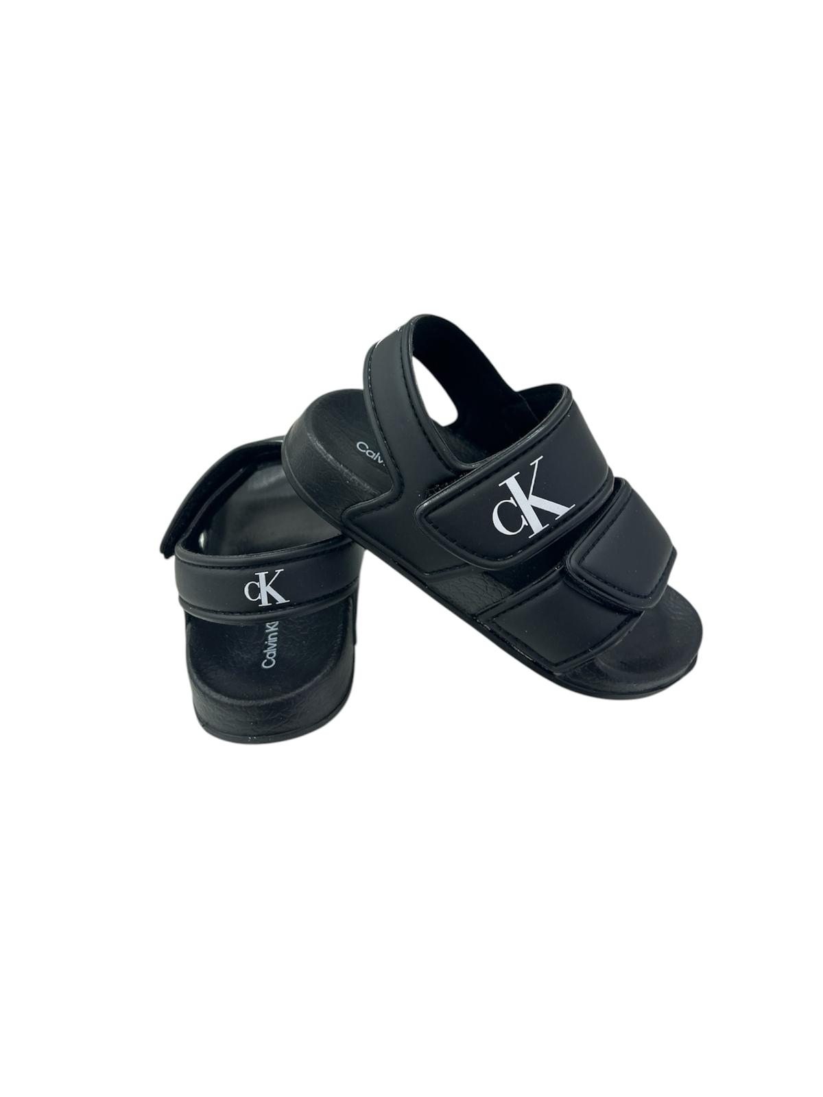83030 CALVIN KLEIN sandalo gomma nero