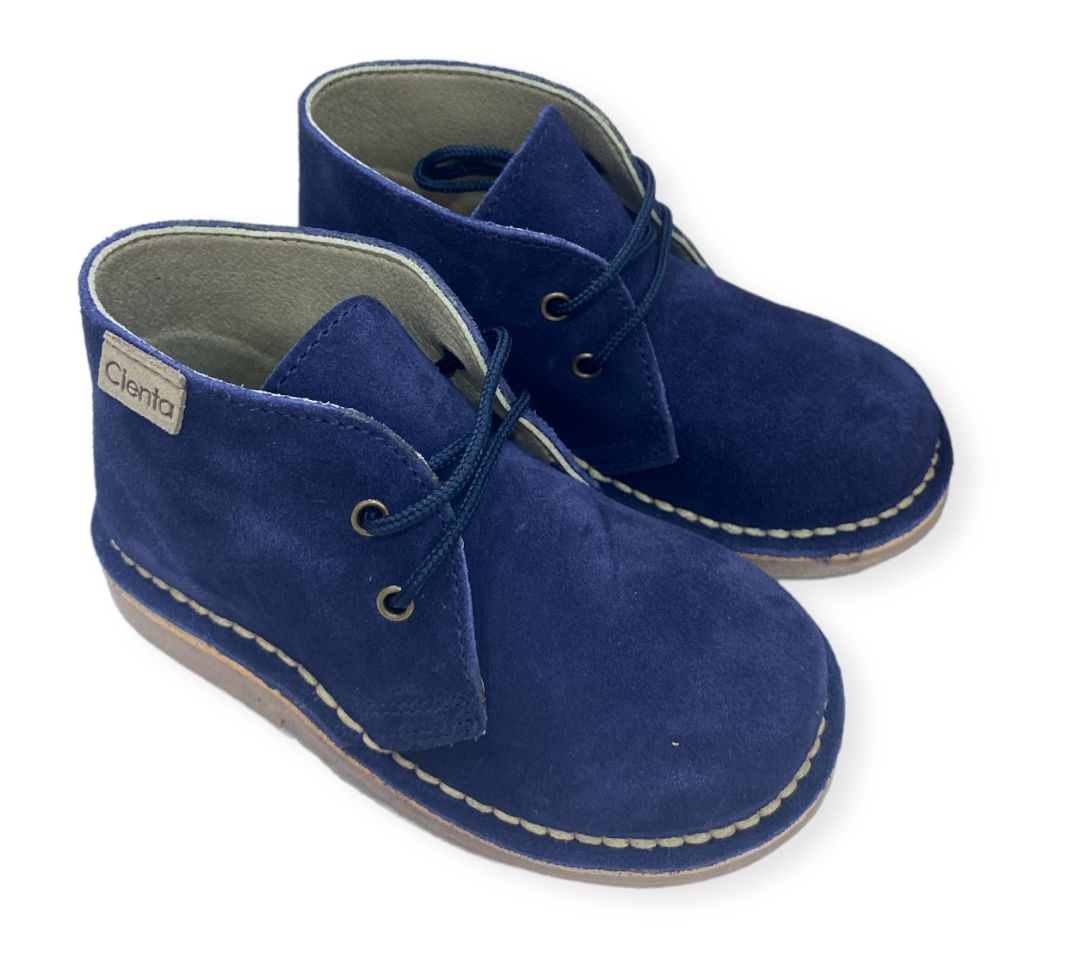 1050065 polacchino stringato blu cienta