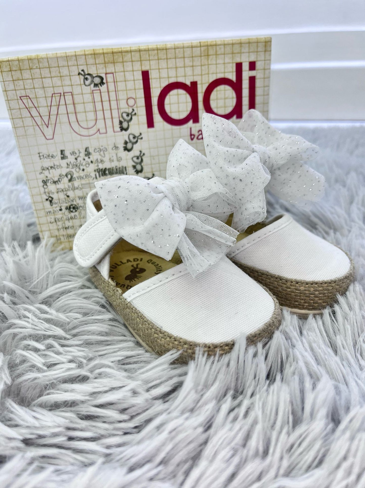 9505-051 VULLADI ESPADRILLAS BABY BIANCO